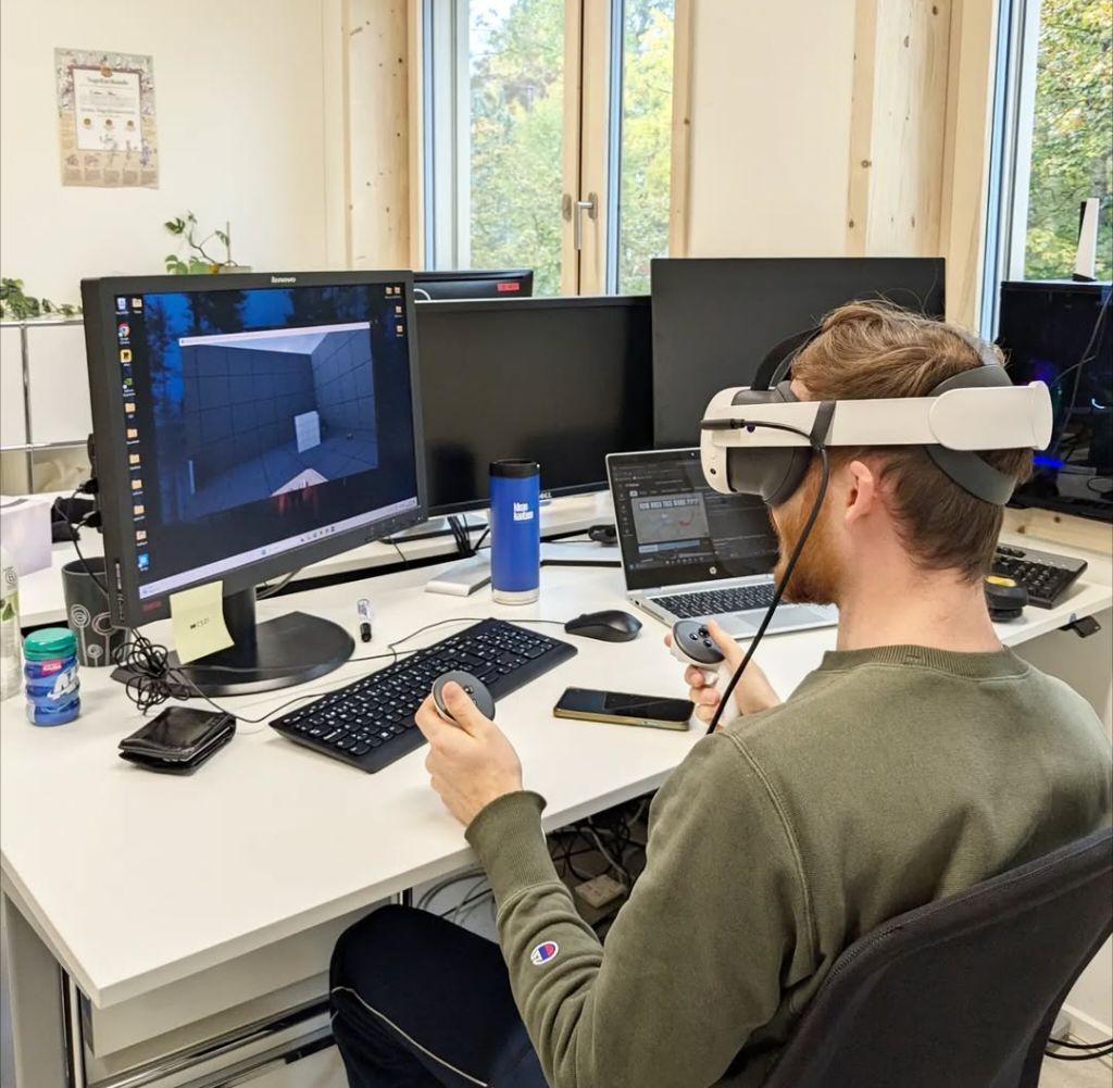 VR setup